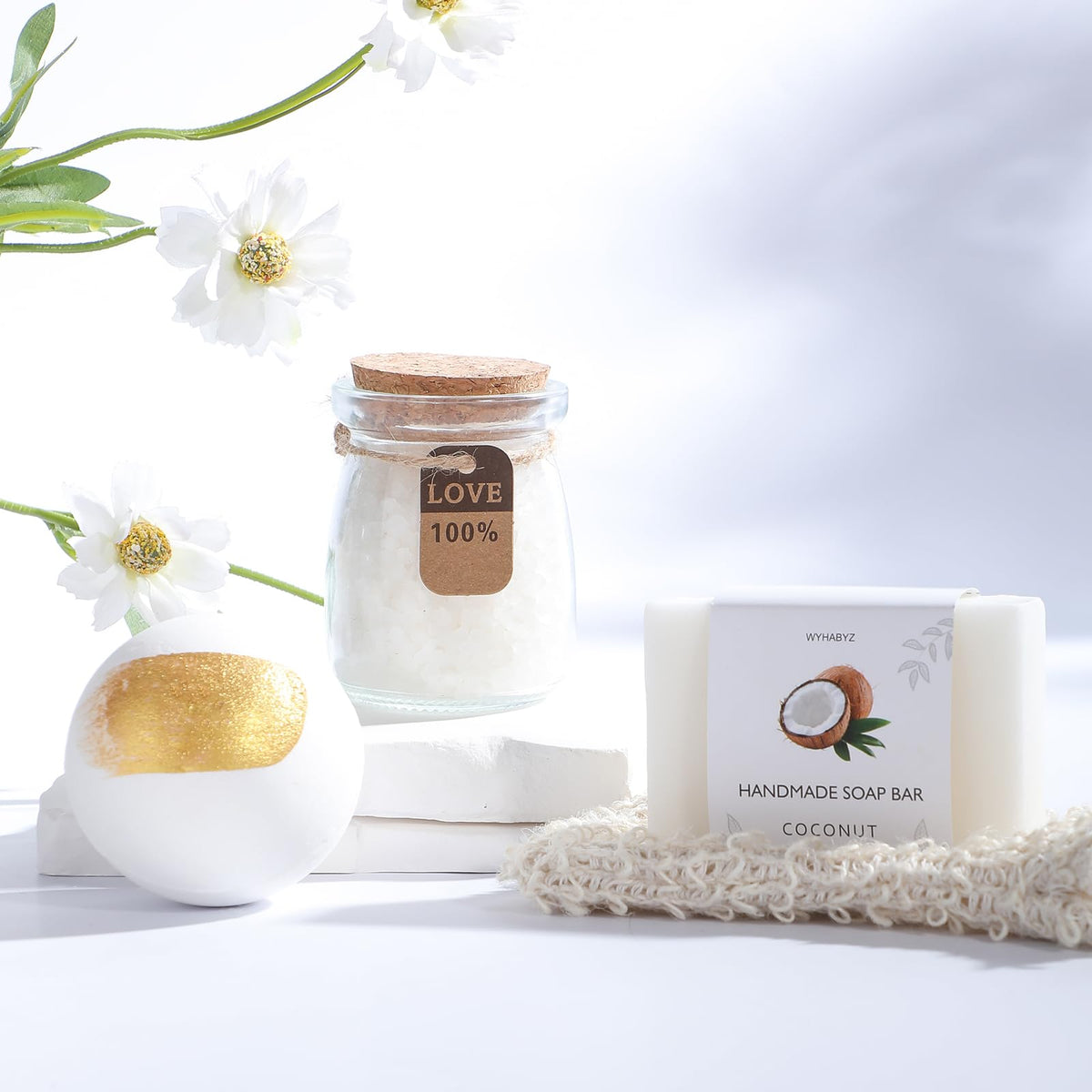 WYHABYZ coconut face masks pack hydrates and revitalizes skin