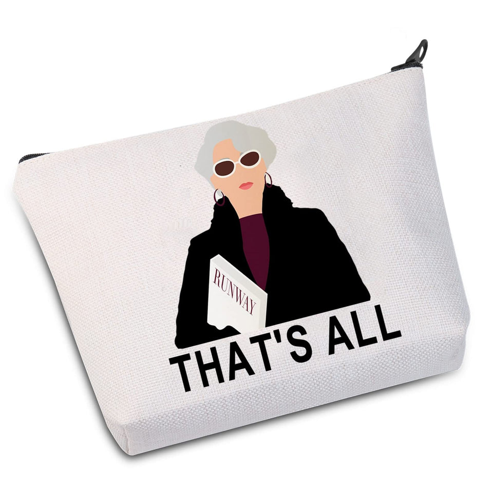 WZMPA Movie Fans Makeup Bag front design featuring vibrant print for daily use