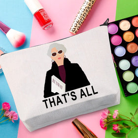 WZMPA Movie Fans Makeup Bag interior lining protecting items