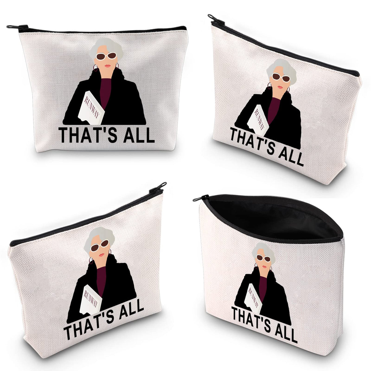 WZMPA Movie Fans Makeup Bag packaging presented as a ready gift