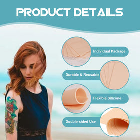 WZPB tattoo skin 6x8 sheet offers ample work area for full-scale designs.