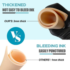 WZPB 3MM depth-control skin helps practice consistent needle depth and lines.