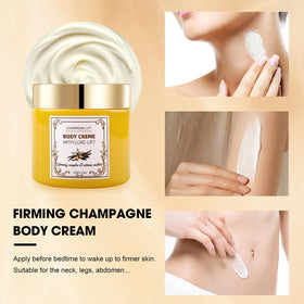 Xaninp Body Cream Texture Closeup – rich cream delivers deep hydration and a smooth finish.