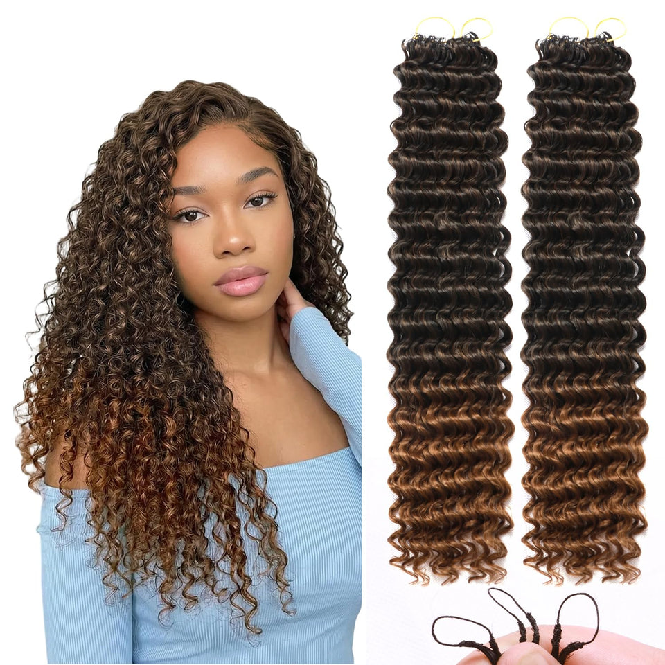 XCHSLB Curly Feather Miracle Knotless Pack offers a smooth texture for natural-looking volume.