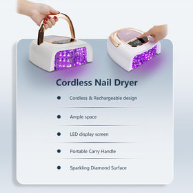 XCVPL 96W LED beads close-up highlights even curing across gel types