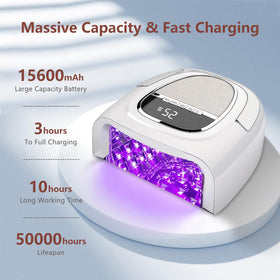 XCVPL lamp uses dual LED beads 365/405nm for even curing across gels.