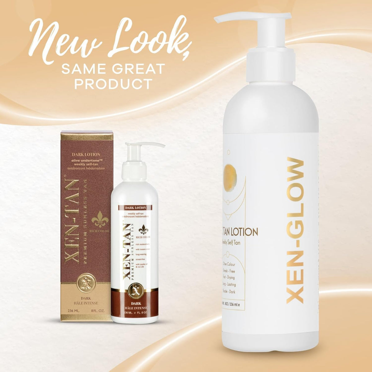 XEN-GLOW skin after application showing soft glow and hydration