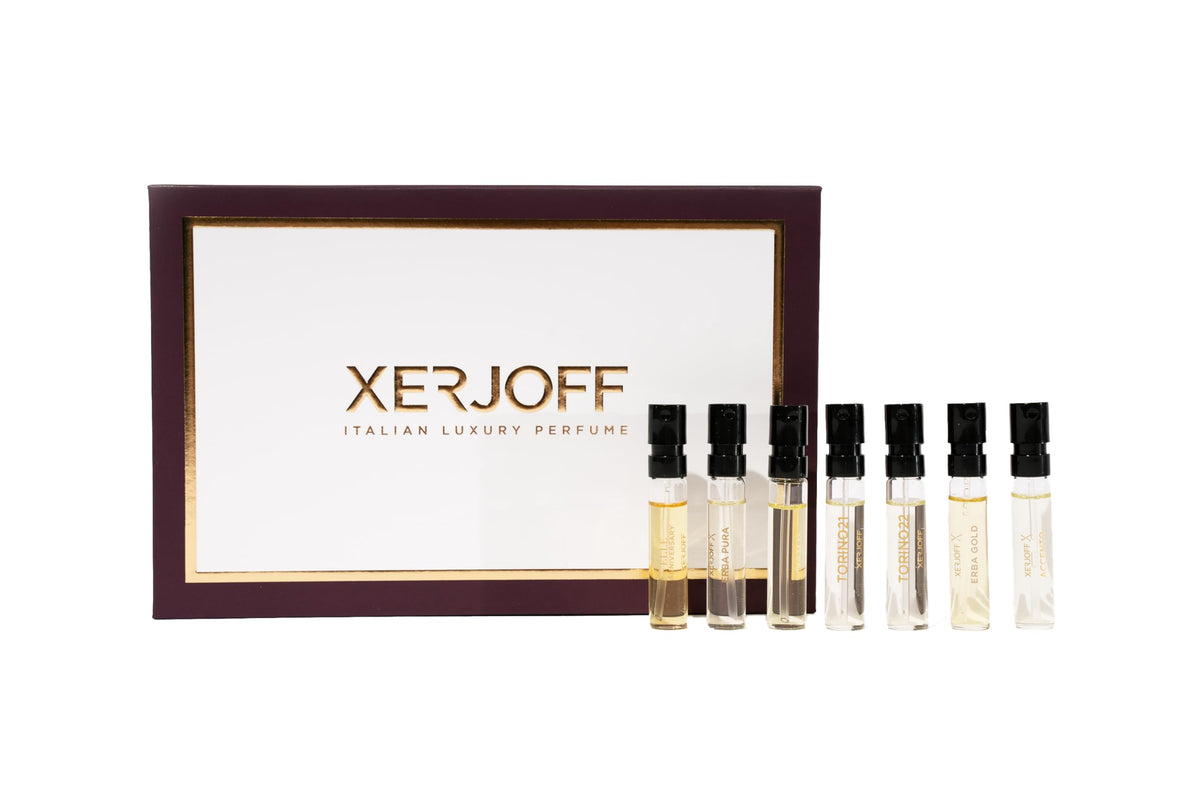 Xerjoff Erba Pura bottle displays citrus and vanilla notes for versatile daytime wear.