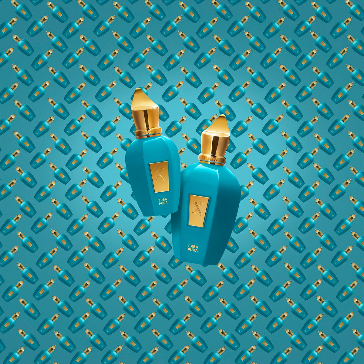 Xerjoff Erba Pura sample vial display for discovery and gifting ideas.