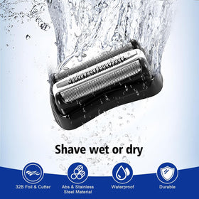 XFP Series 3 32B head is easy to rinse under tap after use.
