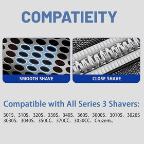 XFP Series 3 32B replacement head for Braun S3 cutter delivers precise trimming.