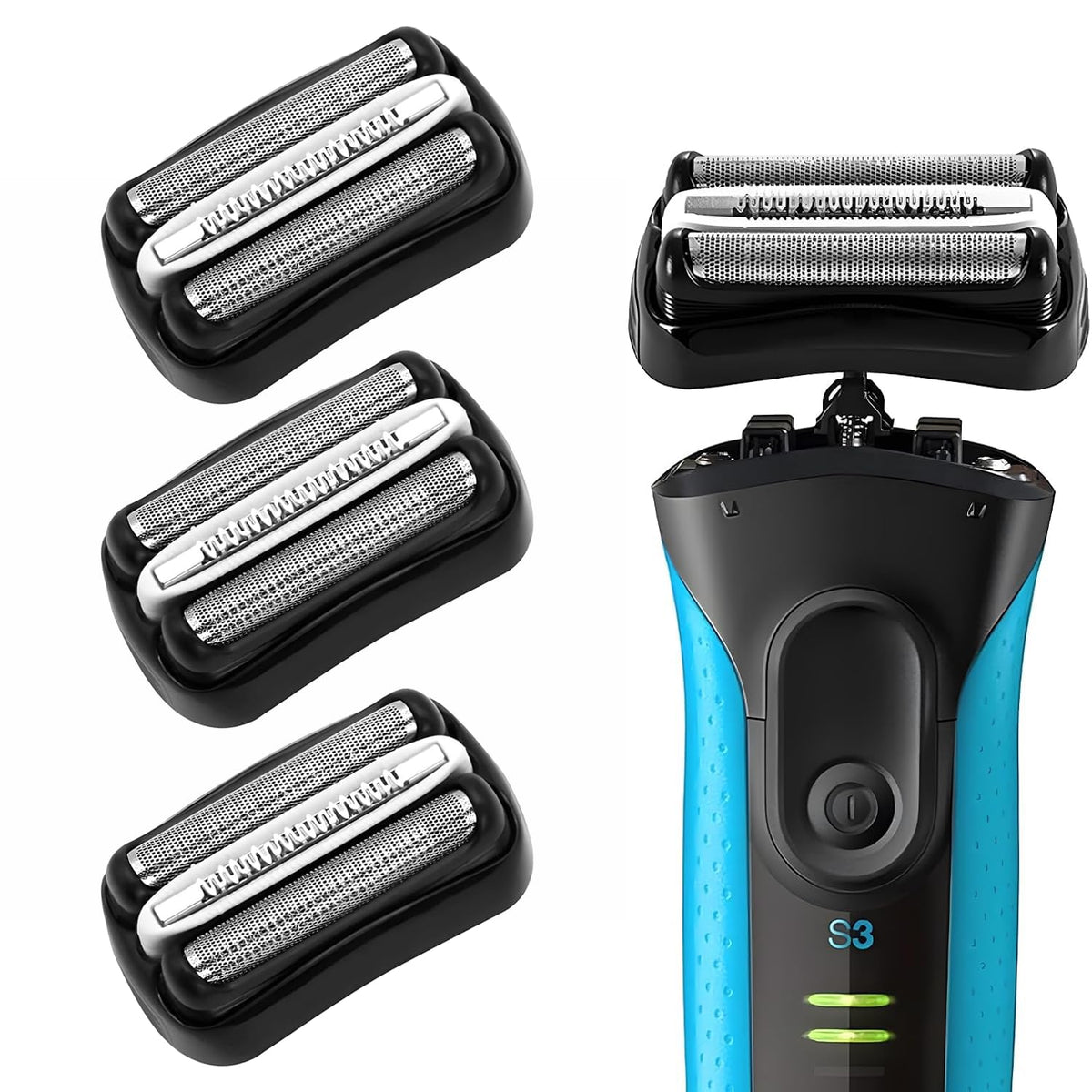 XFP Series 3 32B replacement head for Braun S3 foil delivers a closer, comfortable shave.
