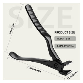 XGIZMOO black heavy-duty nail clippers designed for reliable at-home grooming