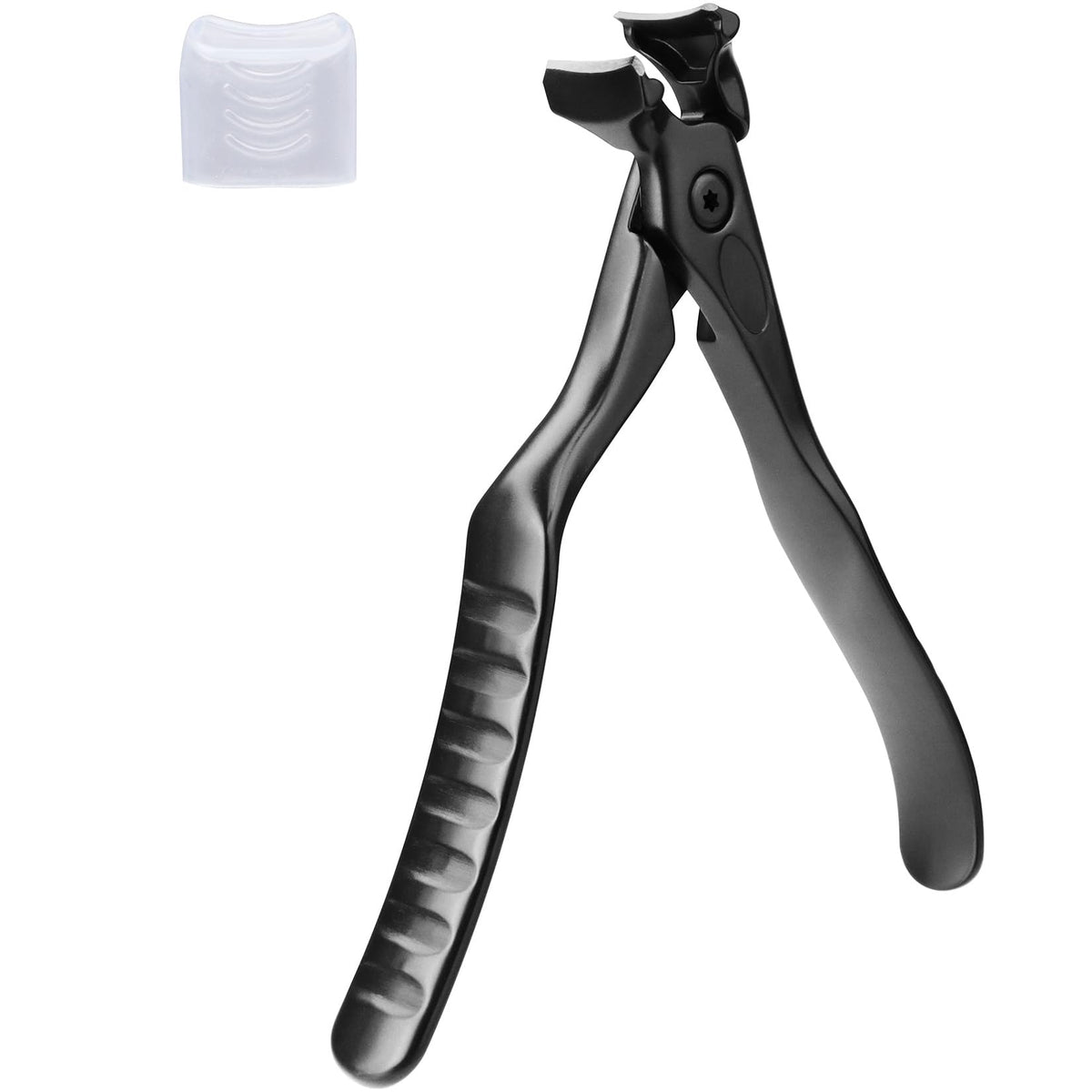 XGIZMOO ergonomic long-handle toenail clippers with curved head for easier precision trimming