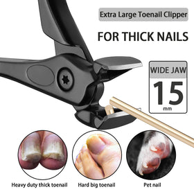 XGIZMOO angled-head clippers designed to tackle thick nails with minimal effort