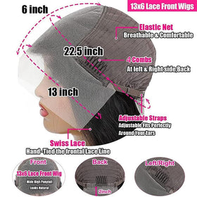 Xhisae elastic cap with four combs for secure, comfortable fit.