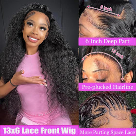 Xhisae 13x6 HD lace front highlights natural hairline with seamless knotting.