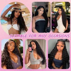 Xhisae long deep wave style ideal for weddings and events.