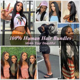 XIANYUN long straight bundles 28-36 inch for dramatic looks.