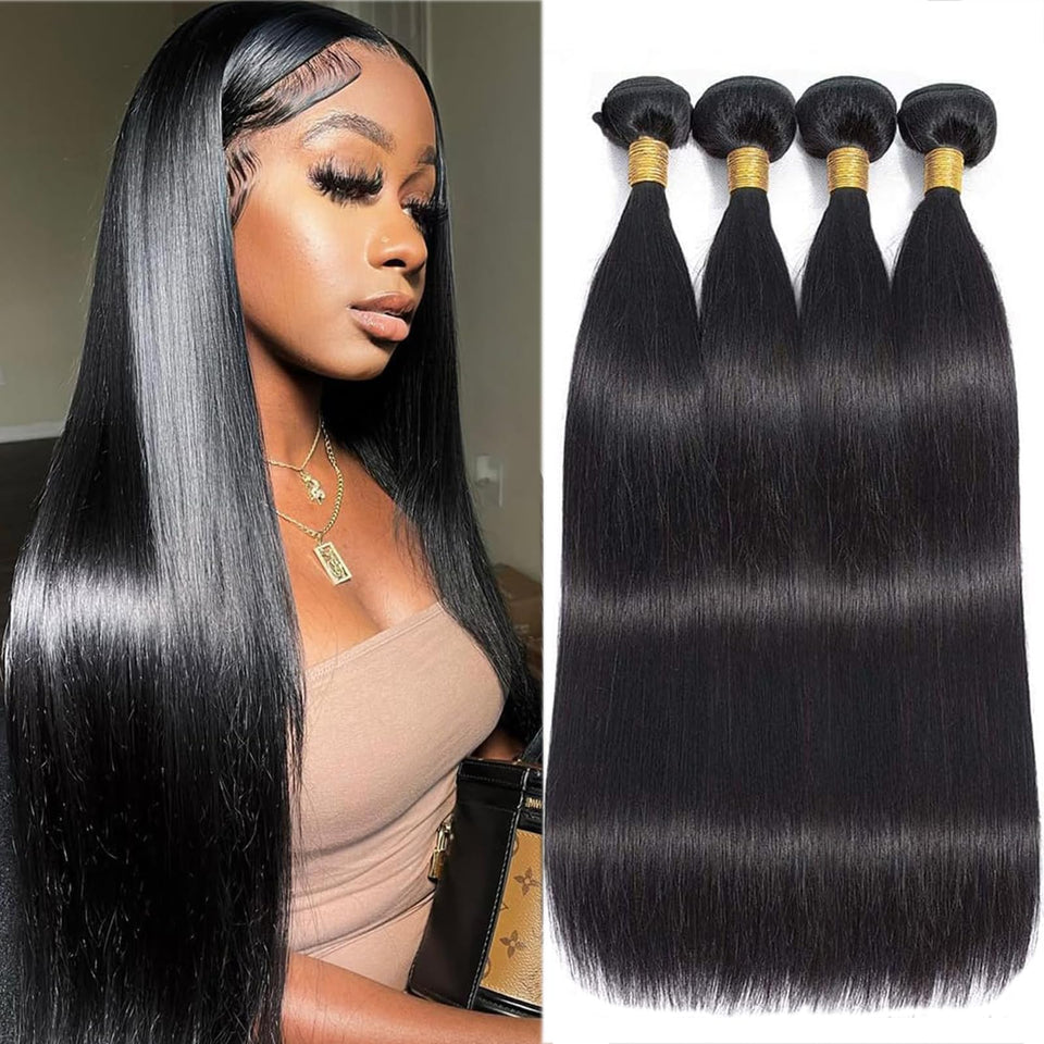 XIANYUN straight hair bundles 12-inch set for natural fullness and length extension