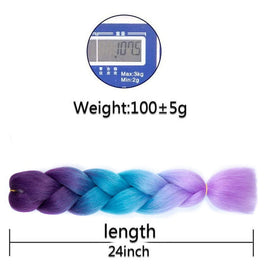 Xiaofeng 24-inch bundles for long, voluminous braid looks