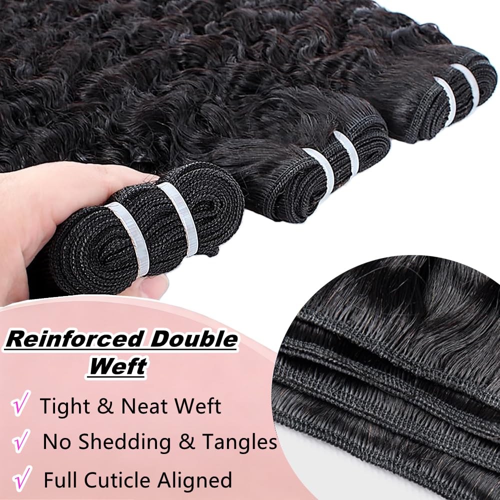 Xiaosa Burmese Curly Bundles spiral end 24inch close-up for voluminous curls