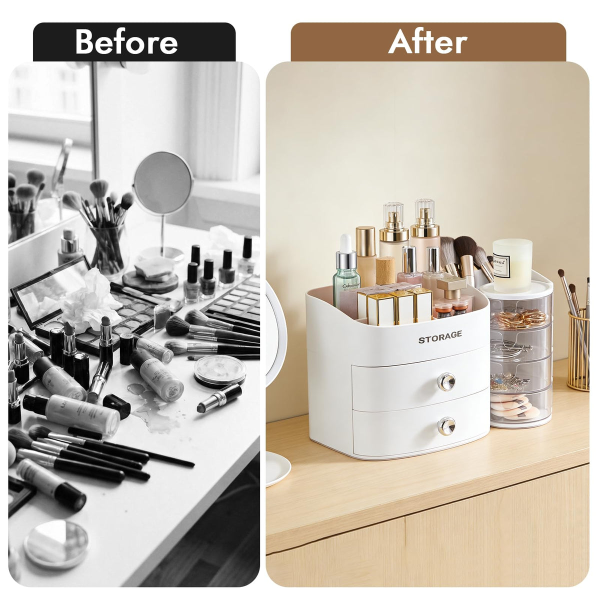XIAPIA makes a thoughtful gift for beauty lovers with a tidy, stylish solution.