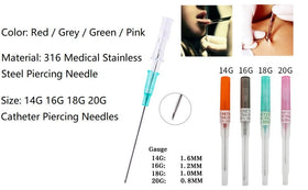 Xiboya textile piercing needles suitable for ear nose and body parts.