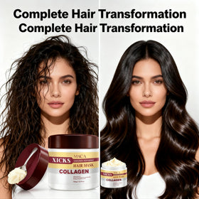 Xicks daily-use routine visuals showing ongoing care for healthier-looking hair.