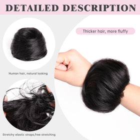 XIXISNOW easy-style bun extension for quick styling
