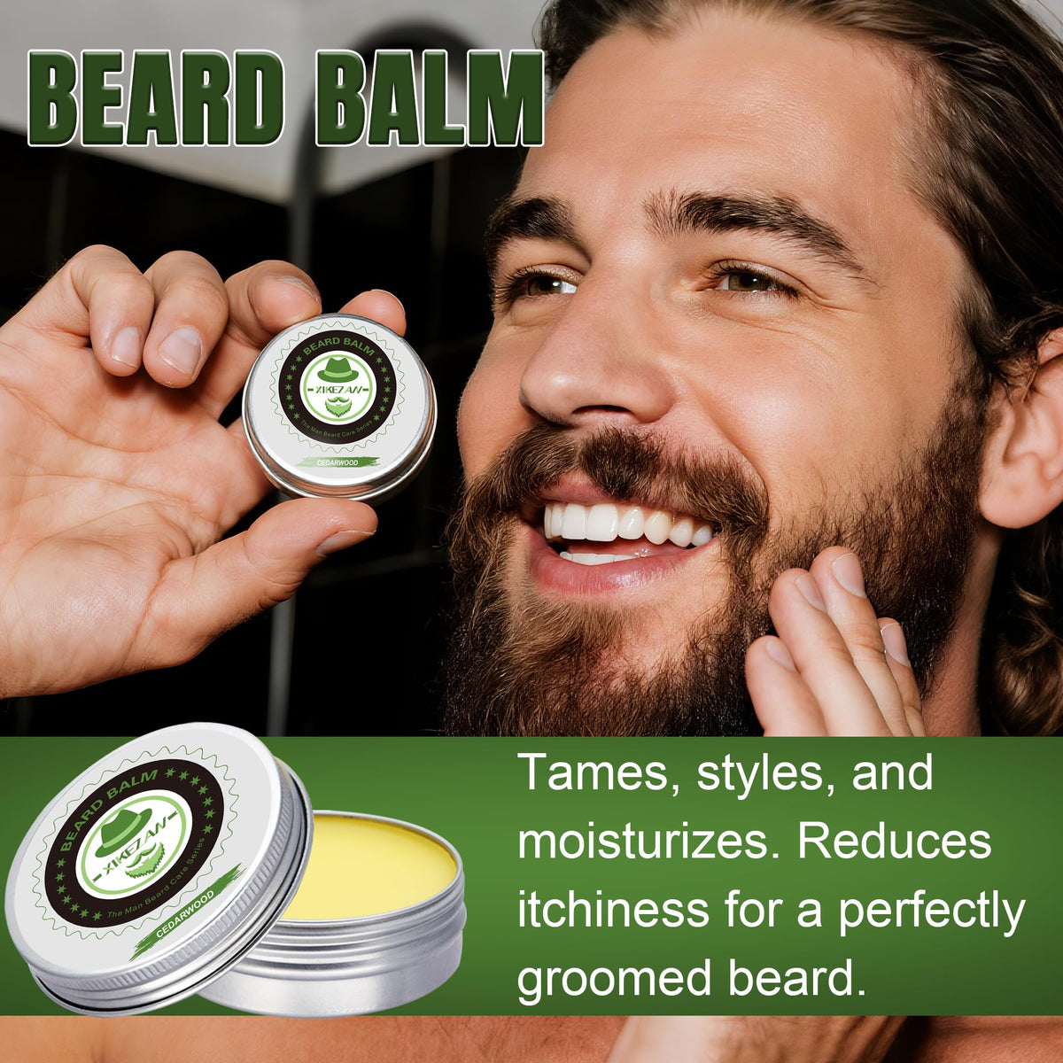 Xikezan beard comb detangles smoothly without snagging.