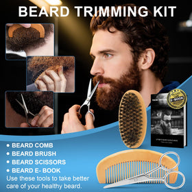 XIKEZAN beard comb for precise shaping and detangling