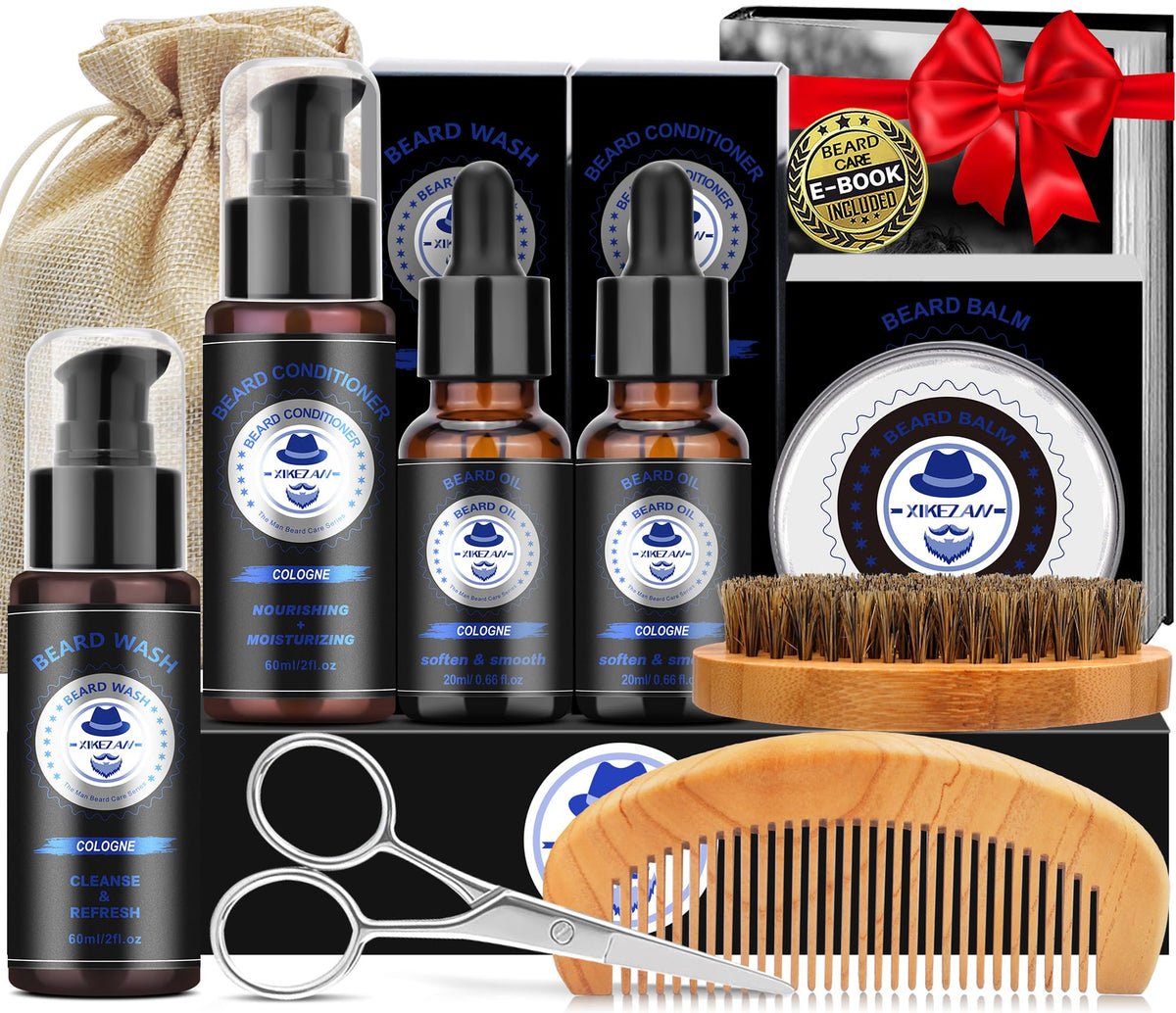 XIKEZAN beard grooming kit set for premium at-home care and styling