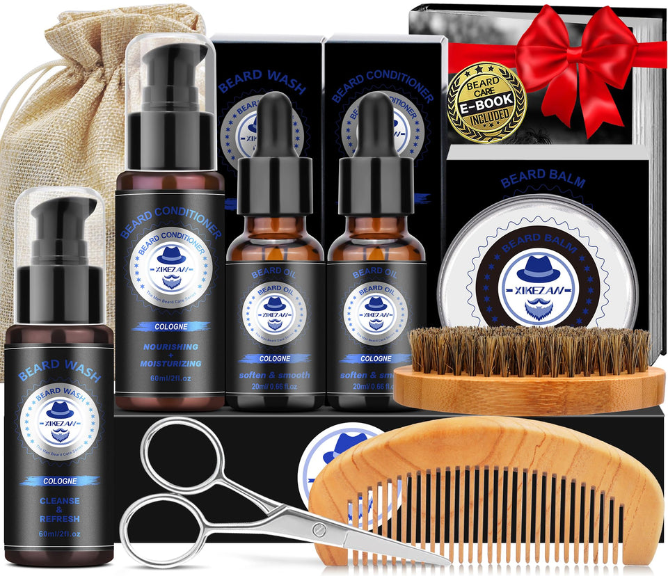 XIKEZAN beard grooming kit set for premium at-home care and styling