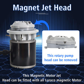 Ximoon BF-004 magnetic impeller detail for reliable Lu'ra'co jet heads.