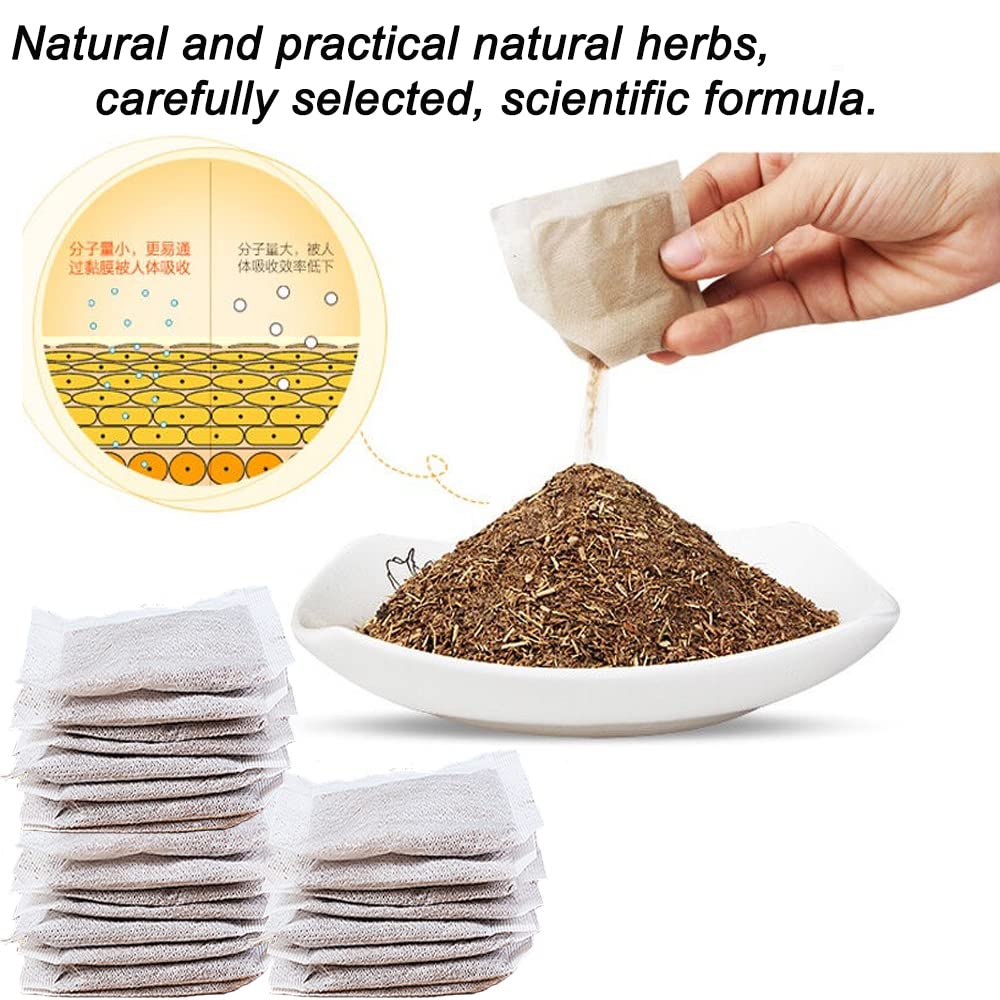 XINANDYAO mugwort bag dissolving in warm water to soothe feet