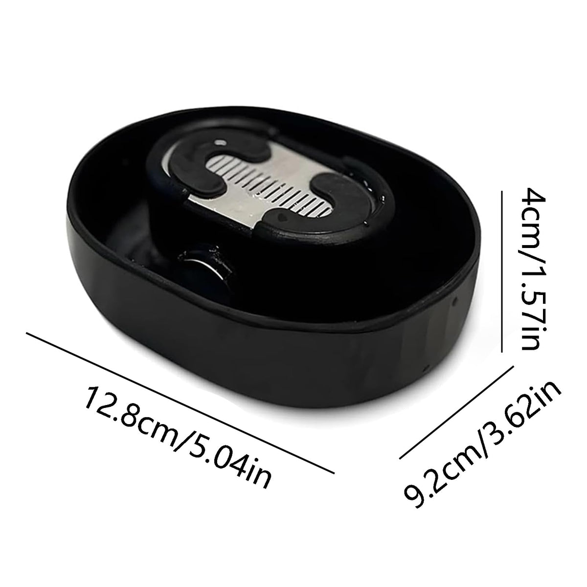 Sink stays clean as hair and cream collect in the Rinser dish