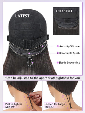 Xinjiju Bob Wig 14inch on-model view for quick styling and versatile looks