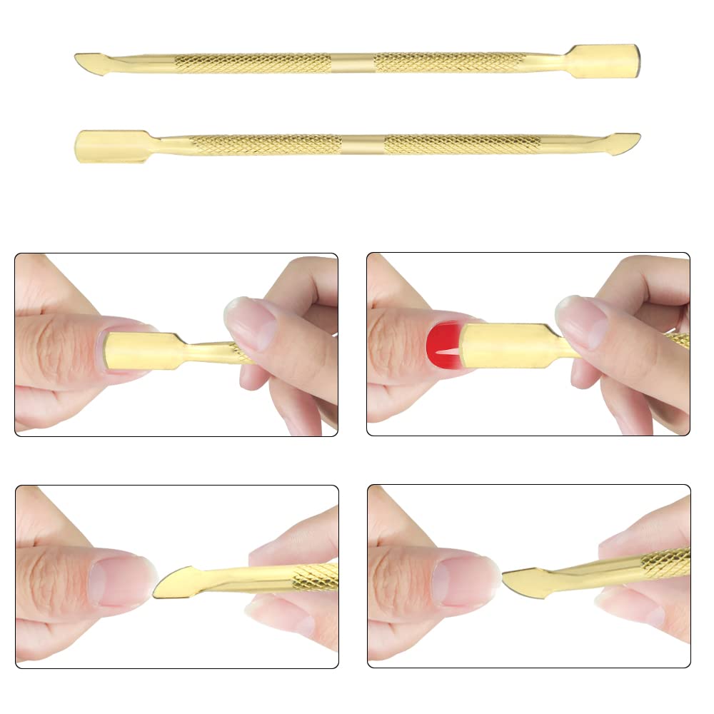 XINMEIWEN nail tools in a compact storage pouch for home or salon use.