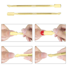 XINMEIWEN nail tools in a compact storage pouch for home or salon use.