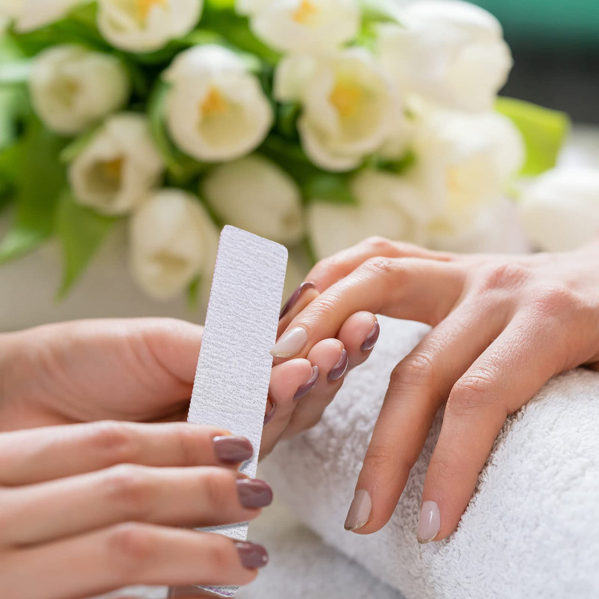 Xinnun easy-clean nail files rinse clean with water