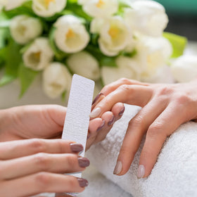 Xinnun easy-clean nail files rinse clean with water