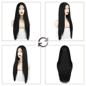 Xinran packaging and accessories image, two wig caps and adjustable straps