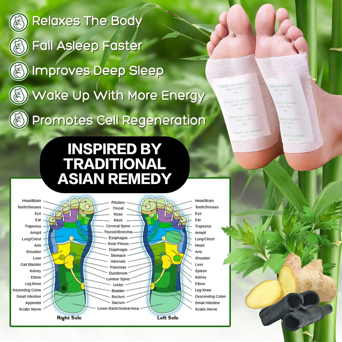 xiweioo bamboo foot pads adhesive sheets simplify nightly routine