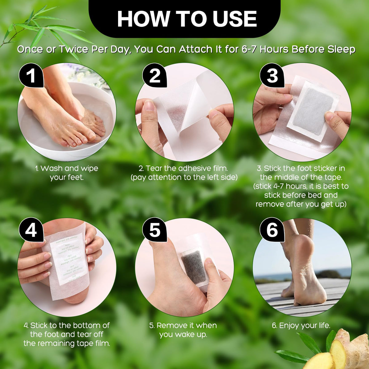 xiweioo foot pads for night use routine to unwind and prepare for rest