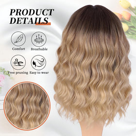 XIXIBI blonde wig easy maintenance and lightweight design