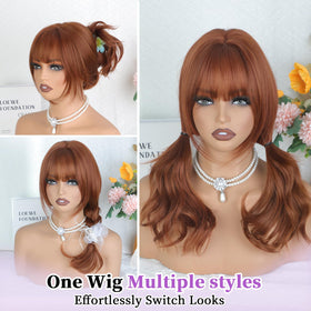 XIXIBI ginger wig ideal for daily wear cosplay events.