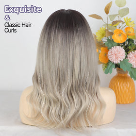 XIXIBI Ombre Blonde wig movement and waves for lifelike texture
