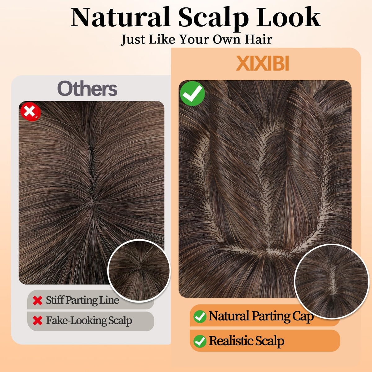 XIXIBI ombre wig with bangs adjustable band delivers a secure beginner friendly fit.