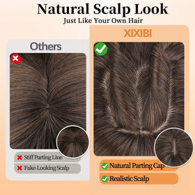 XIXIBI ombre wig with bangs adjustable band delivers a secure beginner friendly fit.